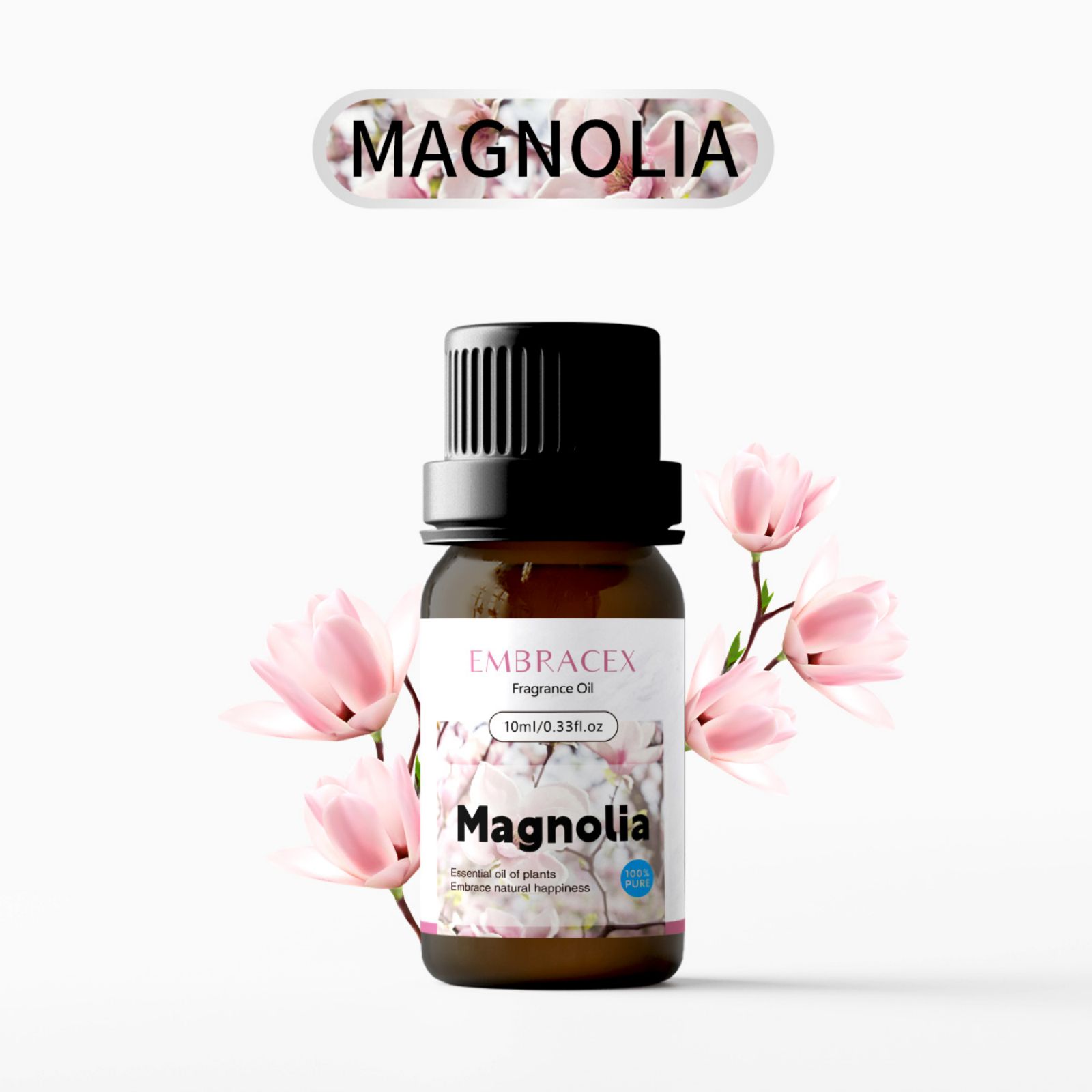 Fragrance Oil 10Ml - 10ml Olejków Zapachowych Magnolia Długotrwały Zapach